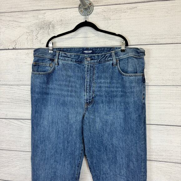 Lands End Men's Square Rigger Traditional Fit Jeans Size 44 Tall - Picture 2 of 10
